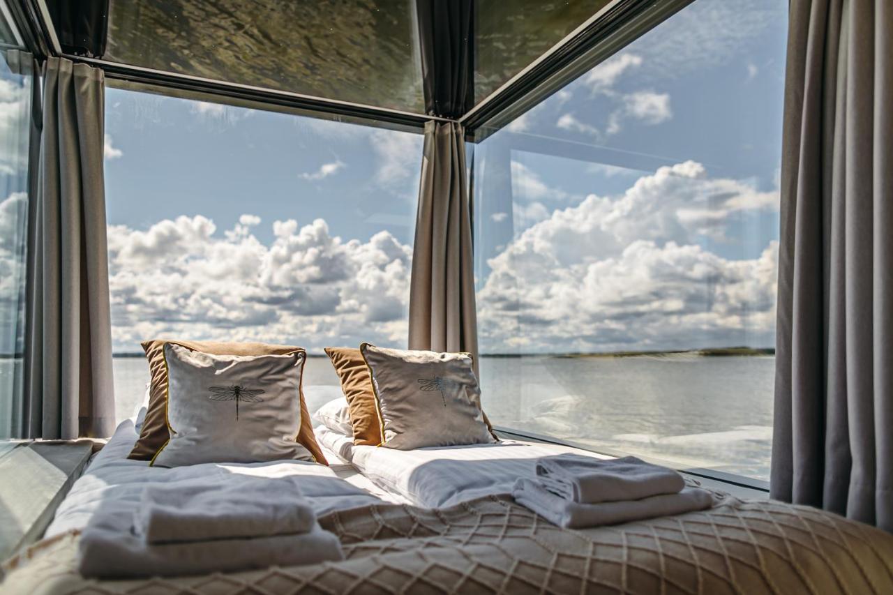 Grand Ht Houseboats - Domki Na Wodzie - Sauna, Jacuzzi, Kominek Mielno  Bagian luar foto